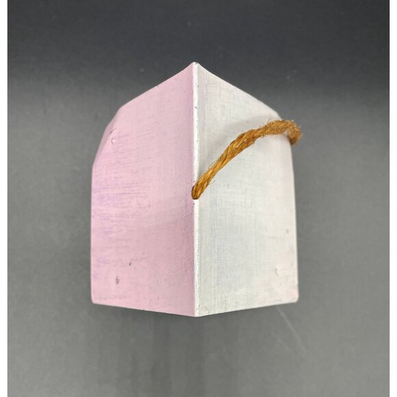 Vintage Halloween Decor Ornament Bird House Artisan Made Signed Dixie California - Picture 5 of 9